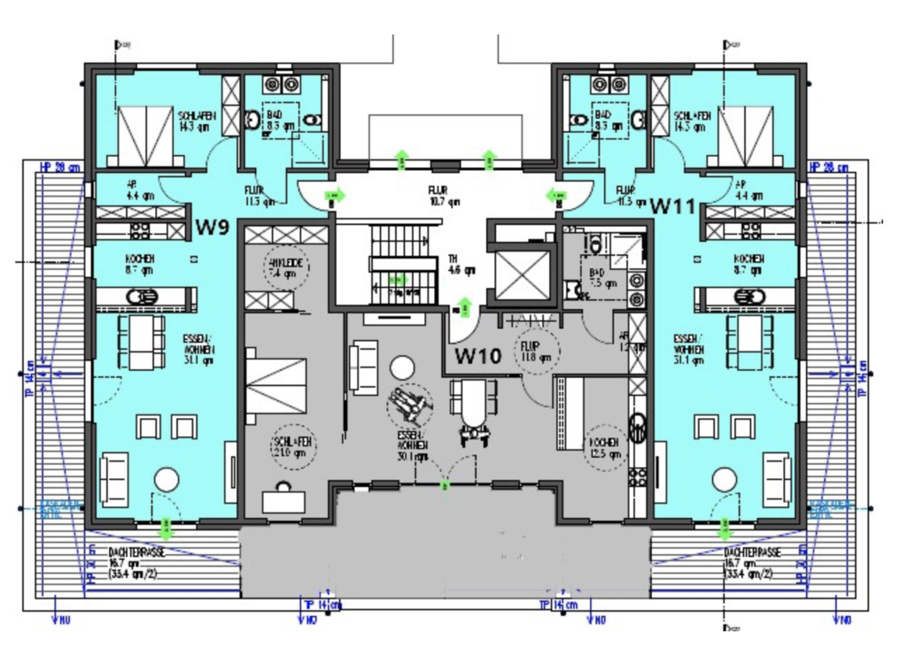 Grundriss Dachgeschoss